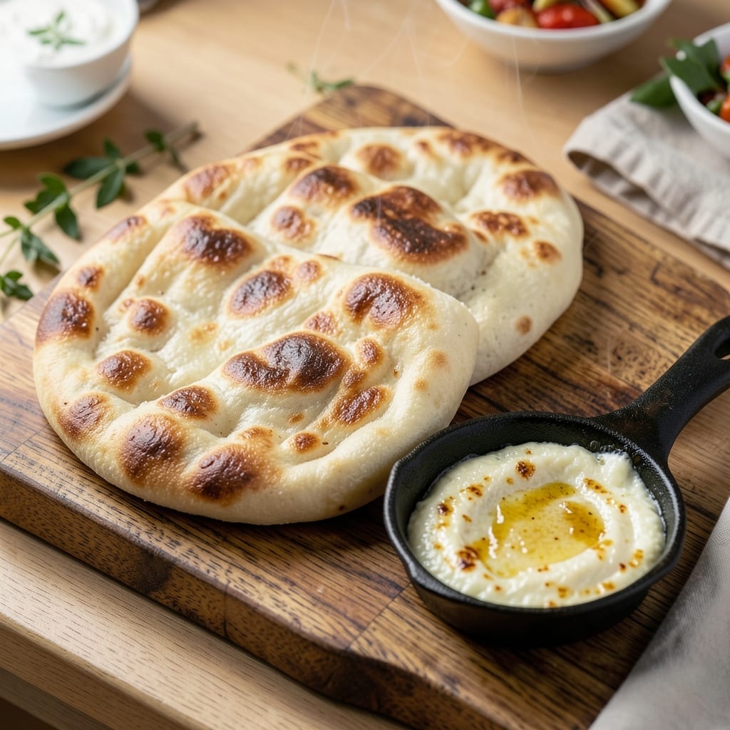 2-Ingredient Naan Bread Recipe No Yogurt: Flaky, Buttery Layers in 10 Minutes