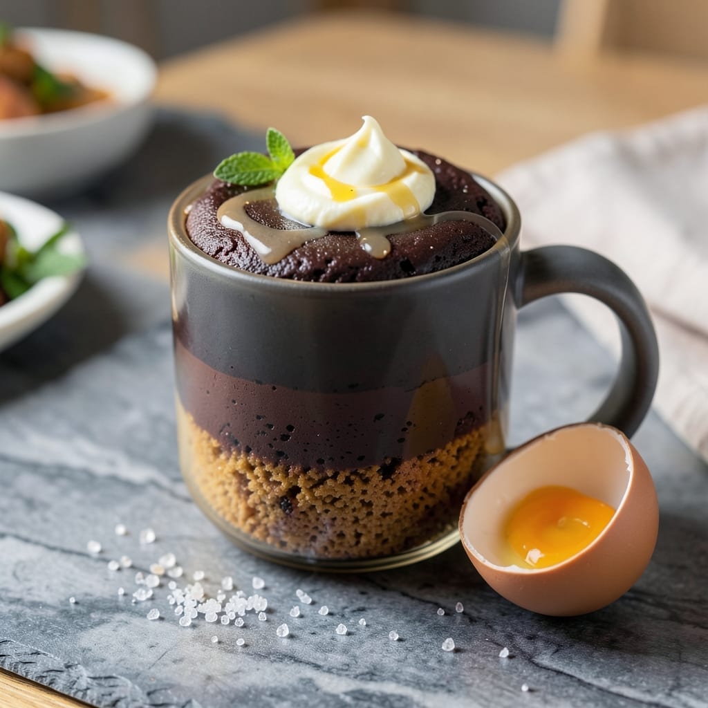 3 Ingredient Keto Mug Cake Recipe: Microwave-Melted Fudge Center in 60 Seconds