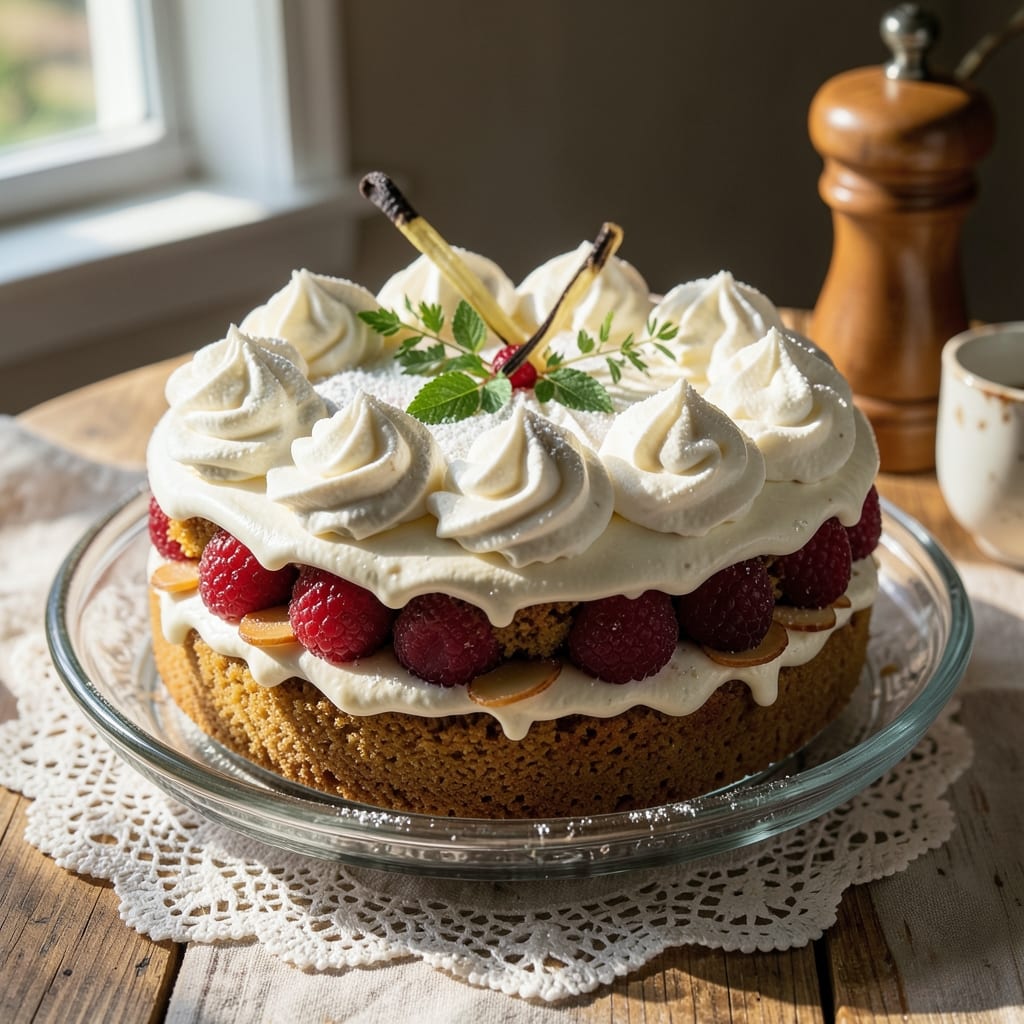 1920s Icebox Cake Recipe: Vintage Vanilla Layers With Fondant Crown
