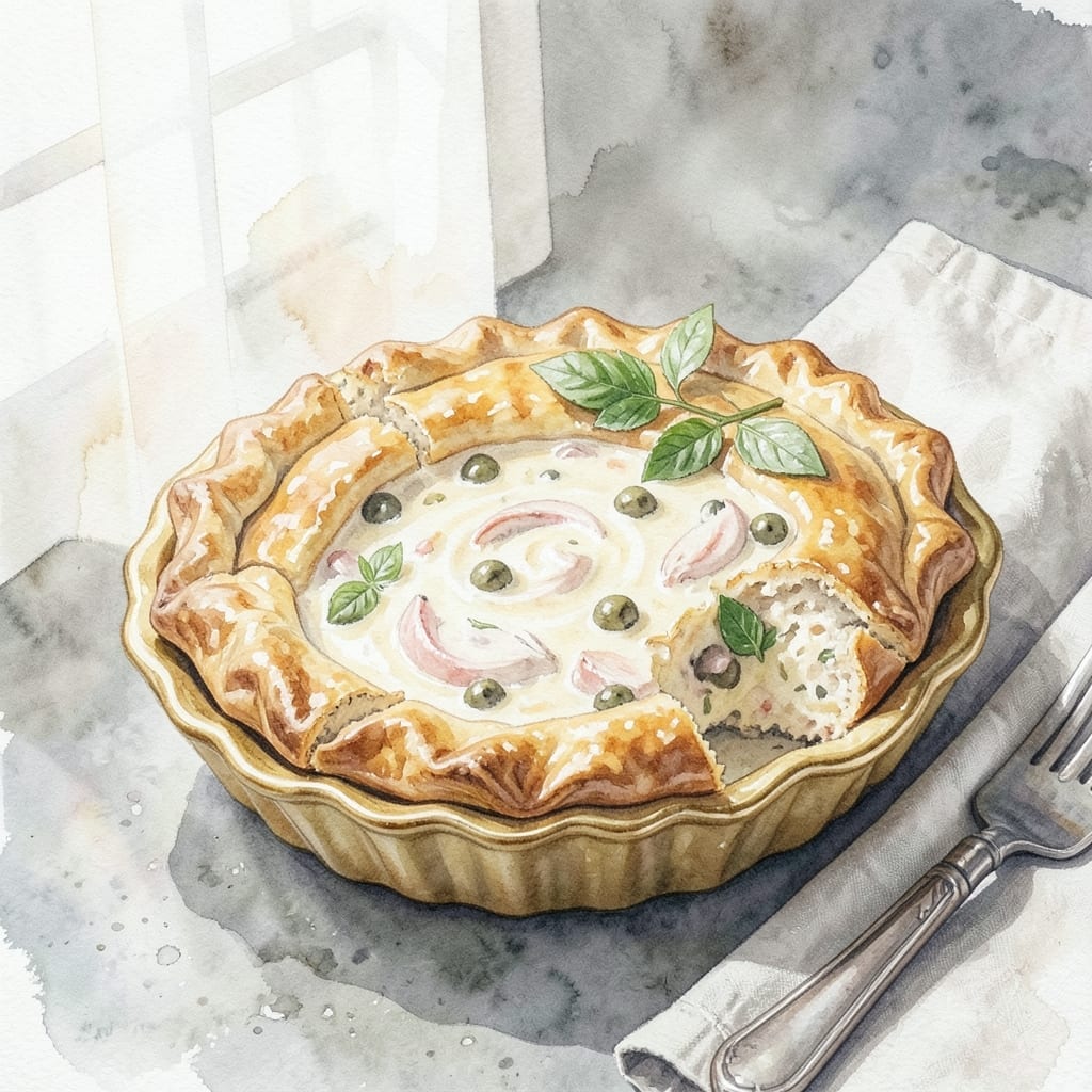 Chicken Pot Pie Recipe Frozen Crust: Golden Top With Creamy Herb Filling