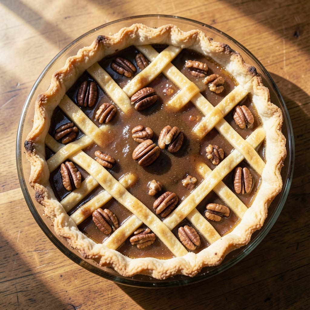 1915 Pecan Pie Recipe: Vintage Caramel Gooey With Crunchy Top