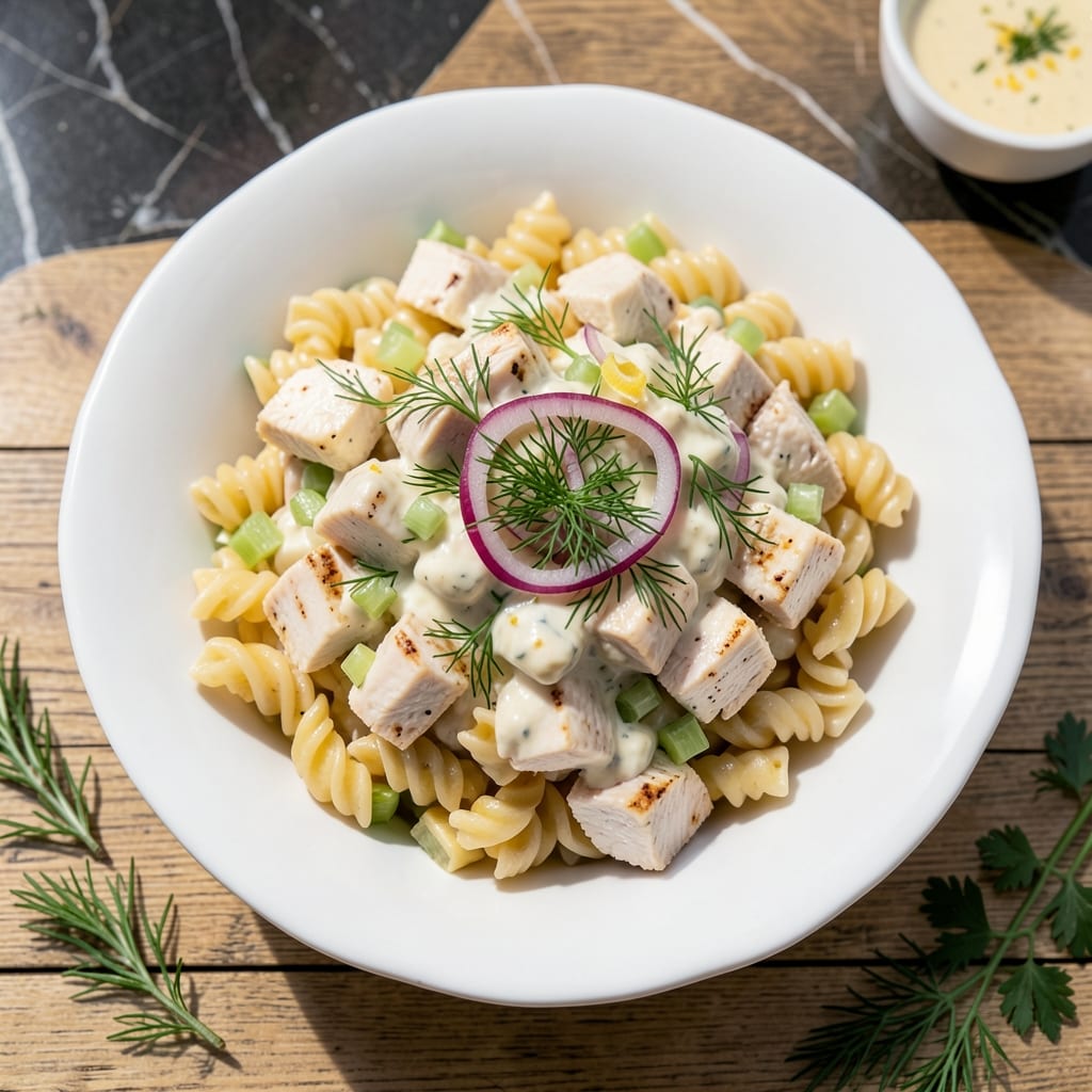 Chicken Salad Chick Pasta Salad Recipe: Creamy Dill-Packed Picnic Favorite