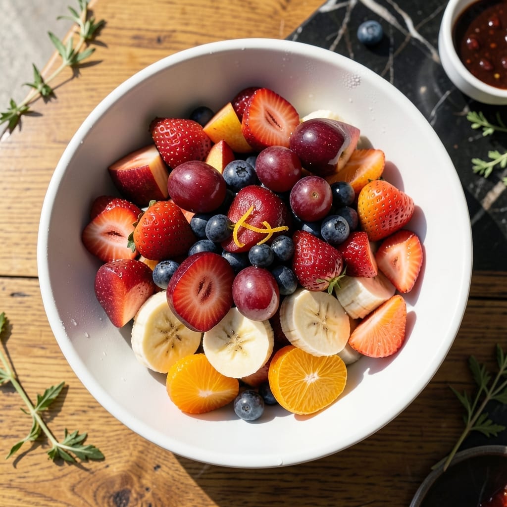 Chelsea's Messy Apron Fruit Salad Recipe: Rainbow Sweetness in Every Spoon
