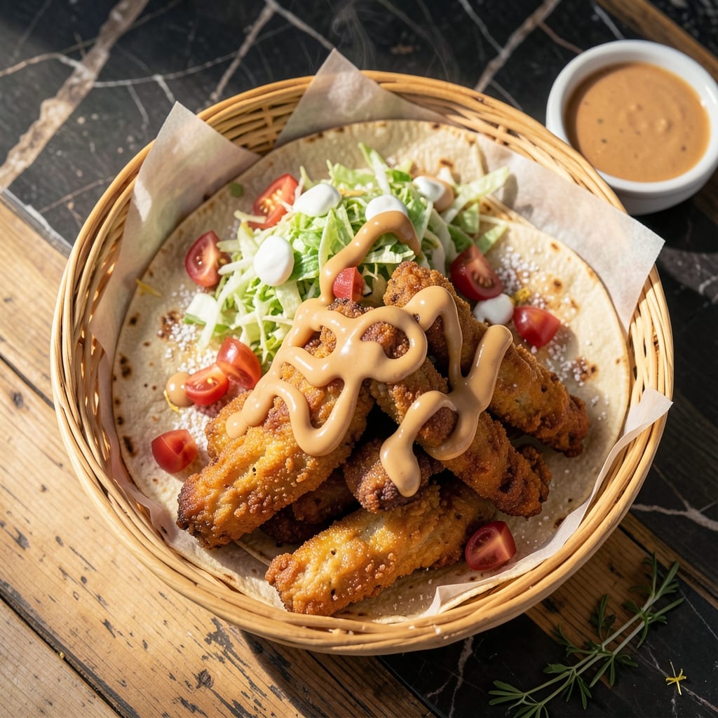 Baja Chicken Tacos Cheesecake Factory Recipe: Crispy Battered fish-Style Chicken with Zesty Slaw