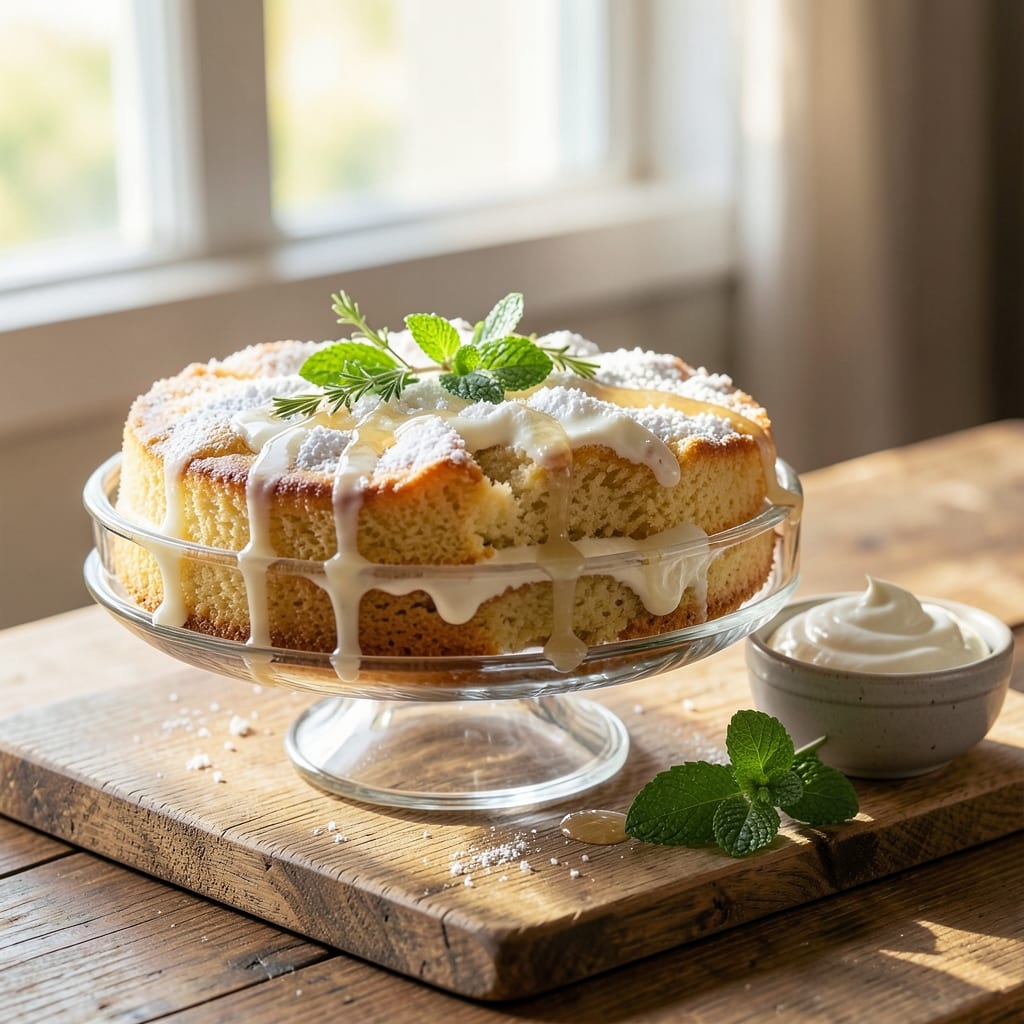 4-Ingredient Yogurt Cake Recipe: Moist Layers Without Mixing or Fussing