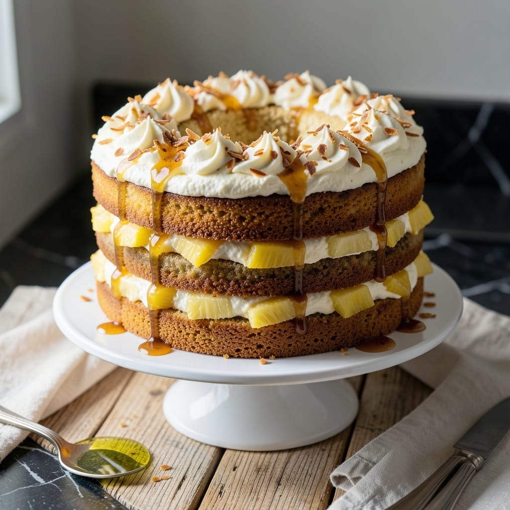 Tommy Bahama Pina Colada Cake Recipe: Tropical Layers of Coconut and Pineapple