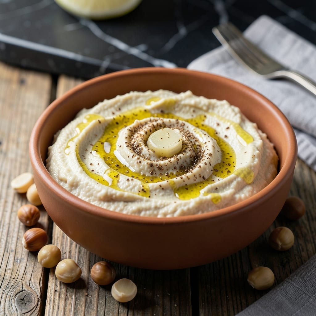Recipe For Homemade Hummus Without Tahini: Creamy Chickpea Spread With Lemon Zest