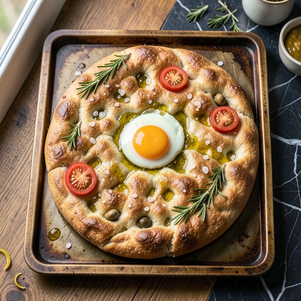 1 Day Focaccia Bread Recipe: Airy Pockets and Golden Crust in 24 Hours