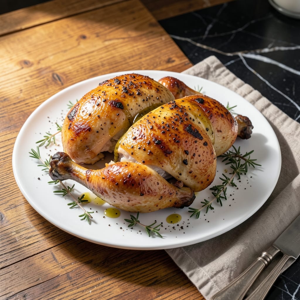 Baked Half Chicken Recipe: Crispy Skin and Succulent Meat
