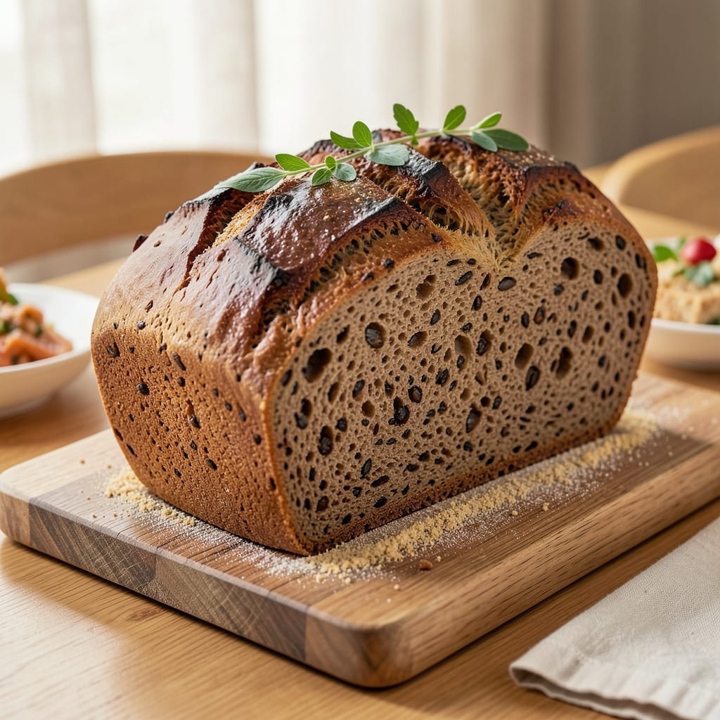 100 Rye Bread Recipe for Breadmaker: Dark, Dense Crust With Tangy Sourdough Depth