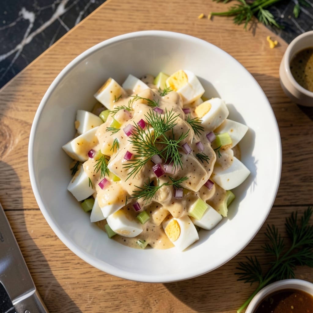 Egg Salad Recipe for Two: Quick Creamy Bites With Fresh Dill