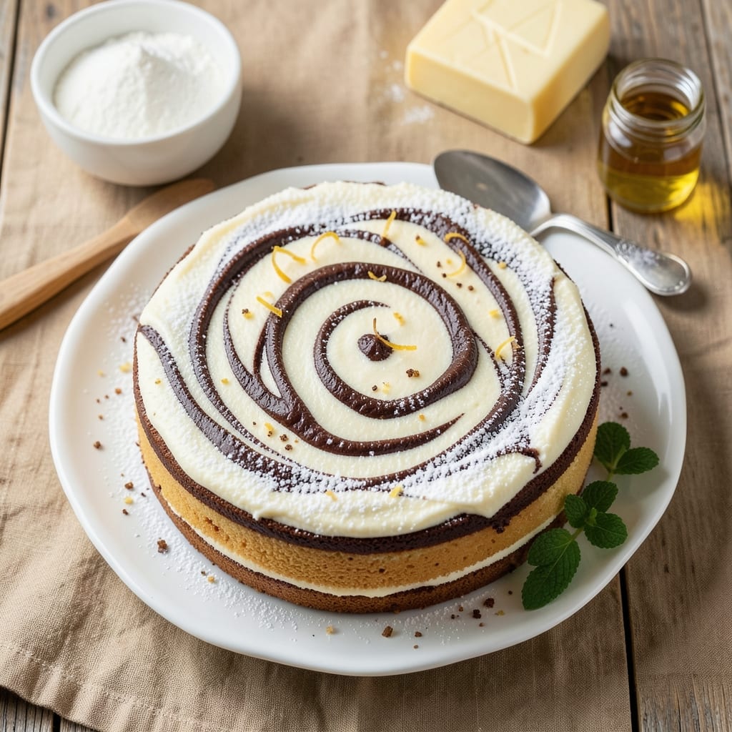 2 Egg Marble Cake Recipe: Swirled Vanilla-Chocolate Layers in One Tin 2 Egg Marble Cake Recipe: Swirled Vanilla-Chocolate Layers in One Tin