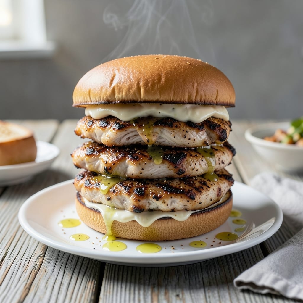 Grilled Chicken Sandwich Recipe: Charred Bun and Smoky Mayo Magic