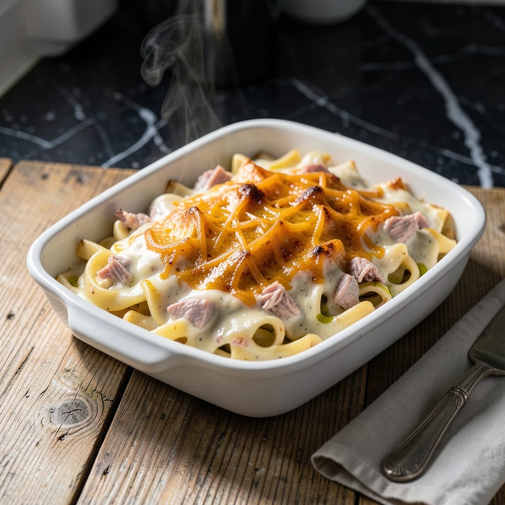 Tuna Helper Tetrazzini Oven Recipe: One-Dish Cheesy Pasta Bake