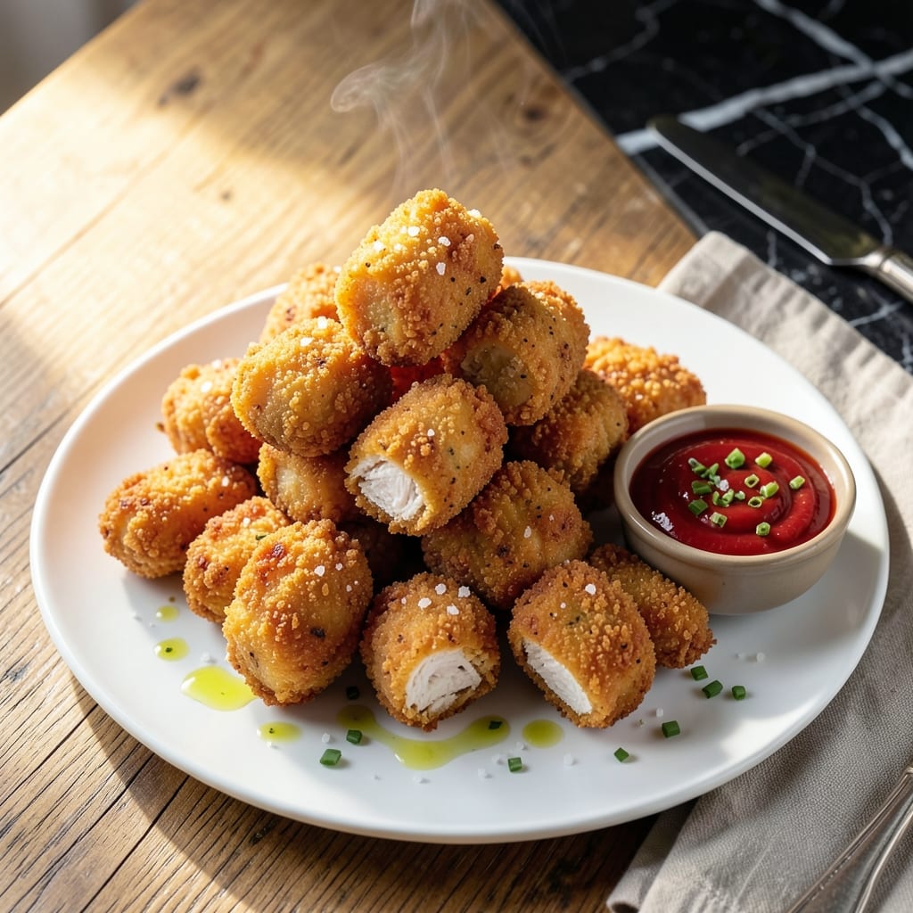 Battered Chicken Nugget Recipe: Golden Crispy Bites With Tender Centers