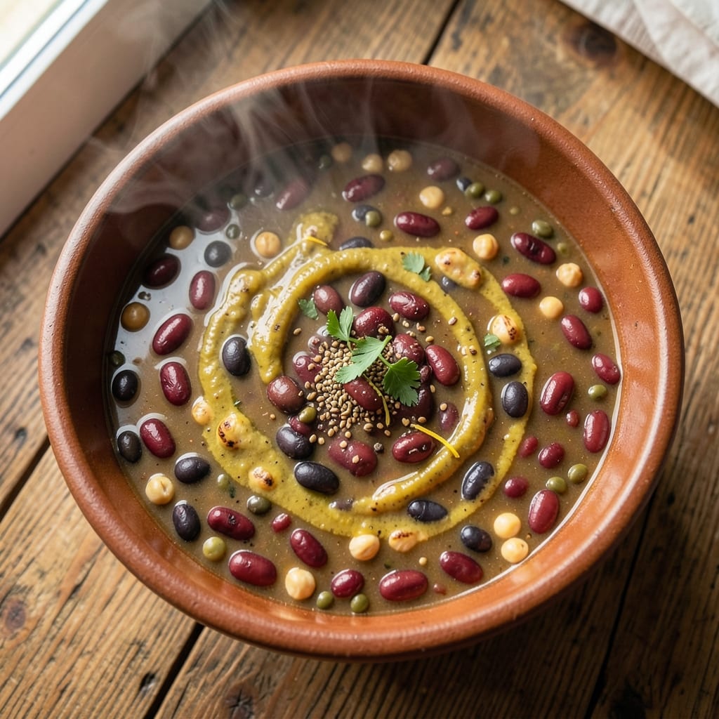 Crock Pot Vegetarian 10 Bean Soup Recipe: Hearty Crock Pot Magic in One Pot