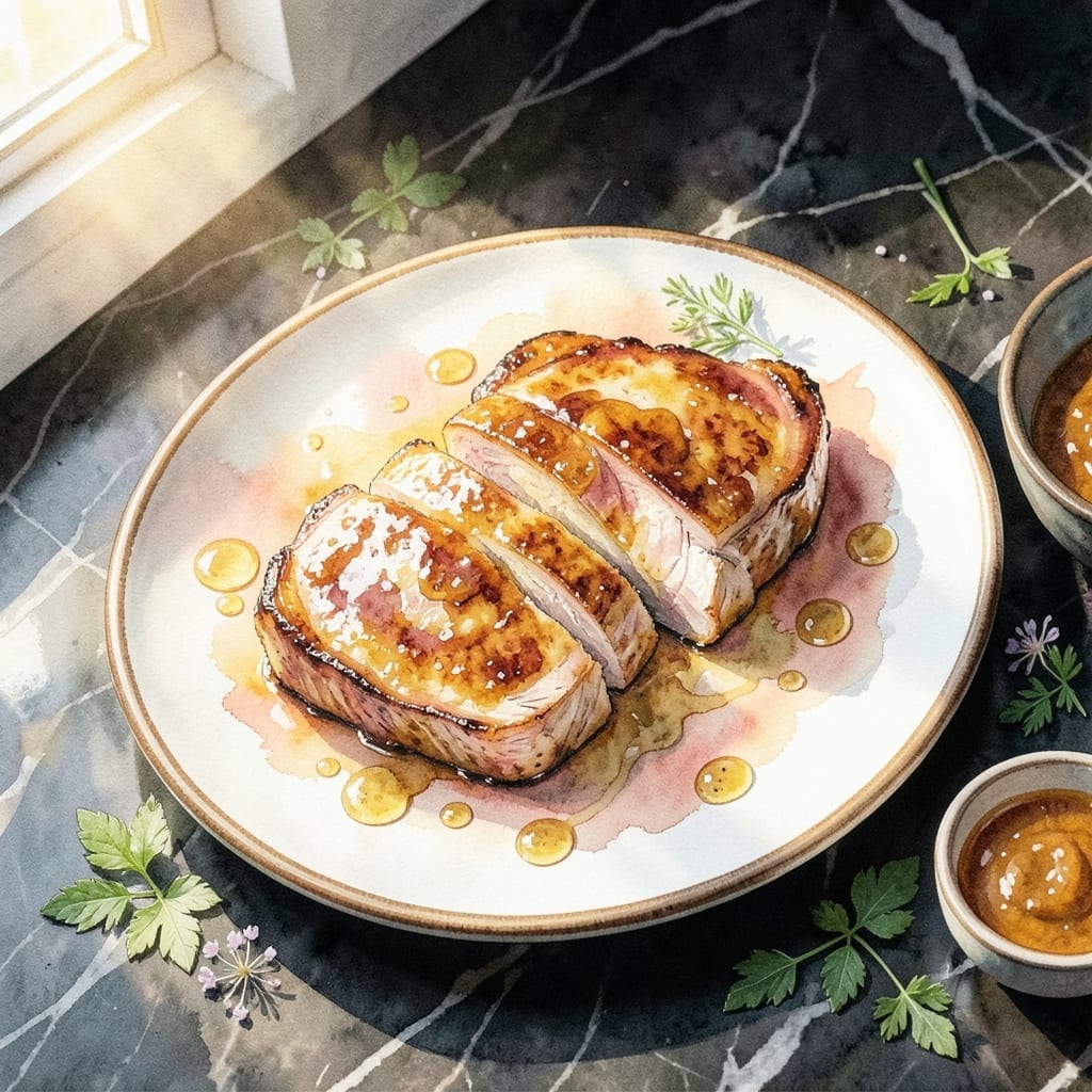 Recipe For Apricot Pork Chops: Sweet Glazed Juiciness With Herb Finish