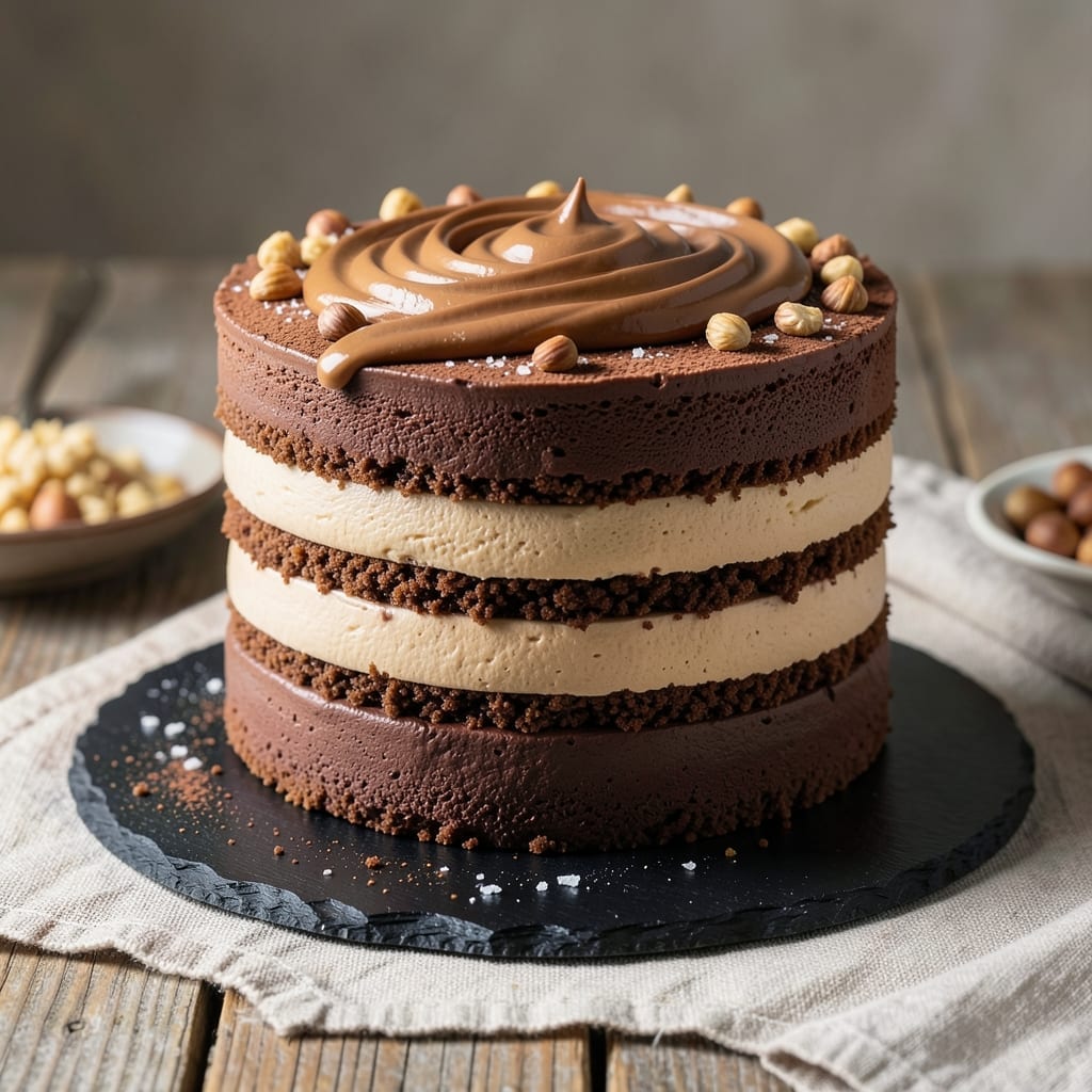 3-Layer Chocolate Mousse Cake Recipe: Silky Dark and Milk Chocolate Layers 3-Layer Chocolate Mousse Cake Recipe: Silky Dark and Milk Chocolate Layers