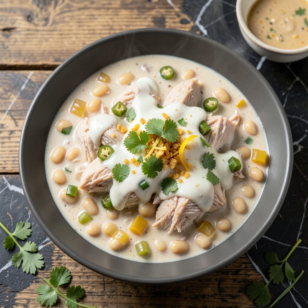 White Chicken Chili Recipe With Cream Cheese: Velvety Texture and Bold Southwestern Flavors