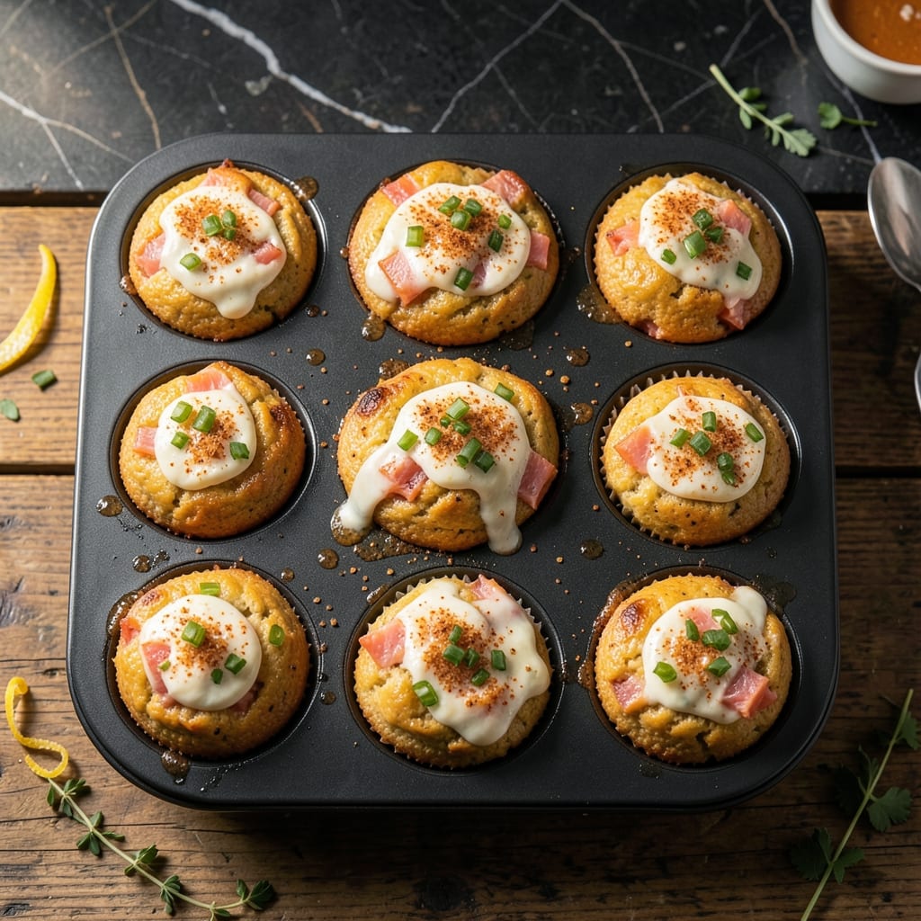 Killer Crack Salmon Muffins Recipe: Savory Bites with Creamy Centers