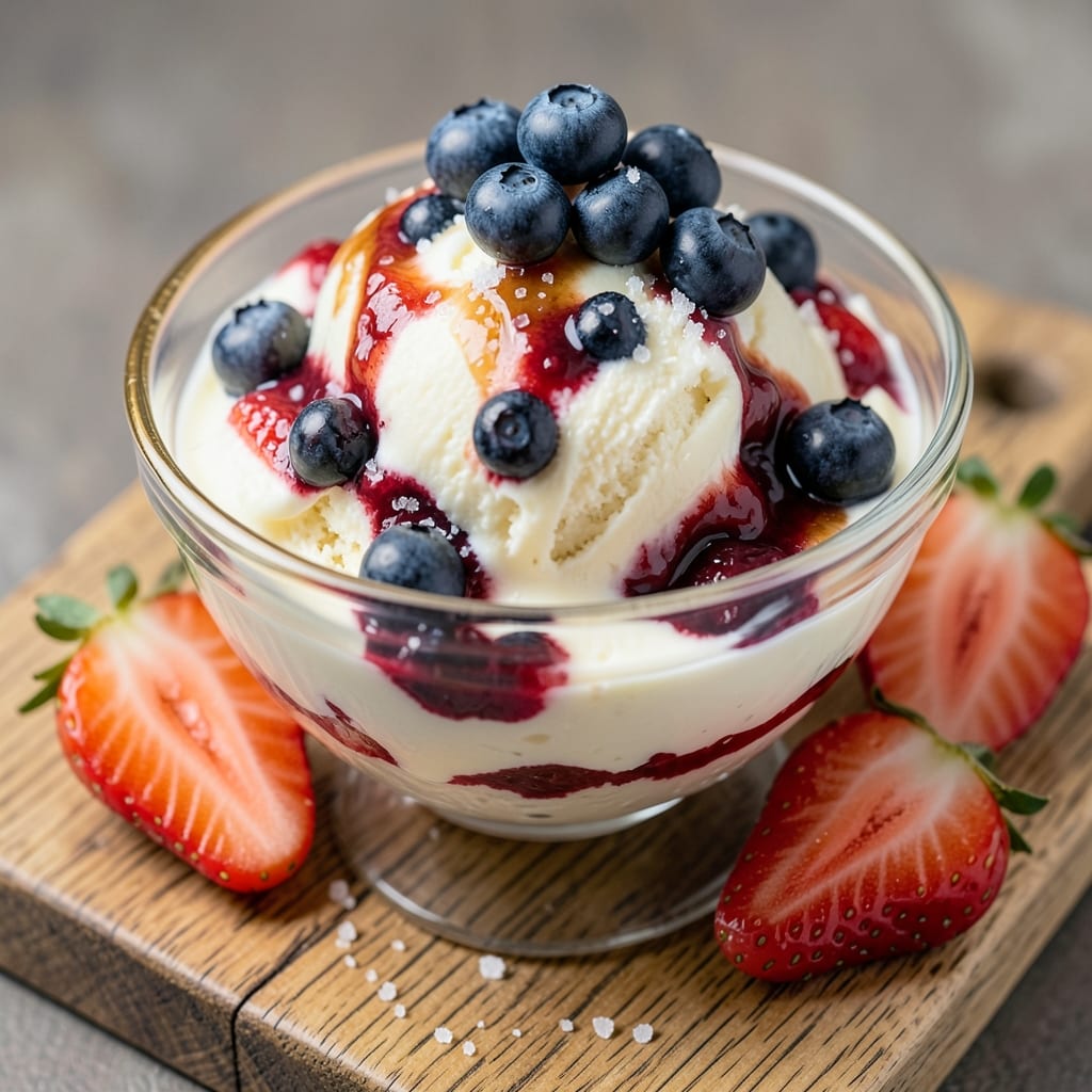 4th of July Ice Cream Recipe: Patriotic Swirls With Vanilla and Berry Magic