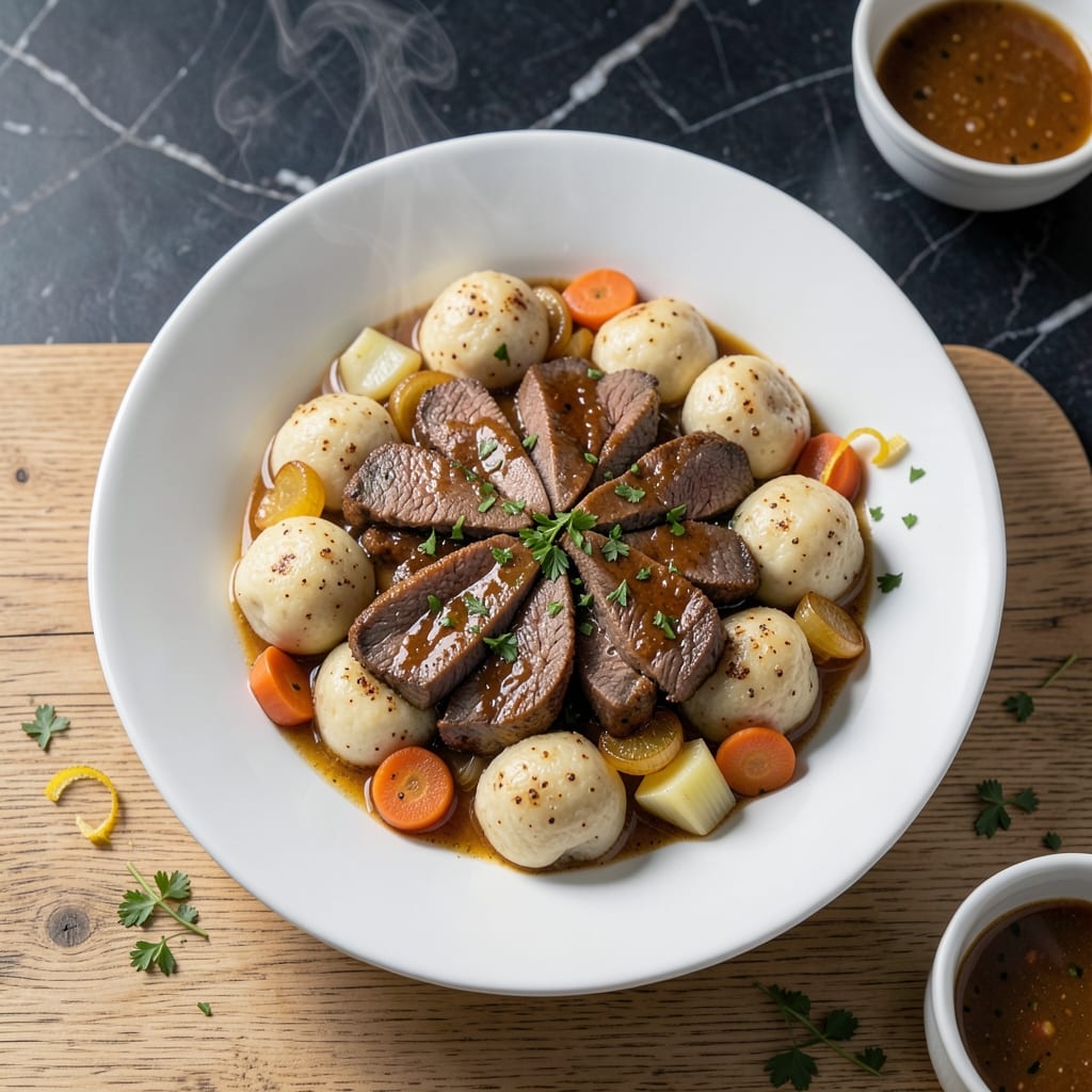 Svickova Recipe: Czech Marinated Beef With Dumplings
