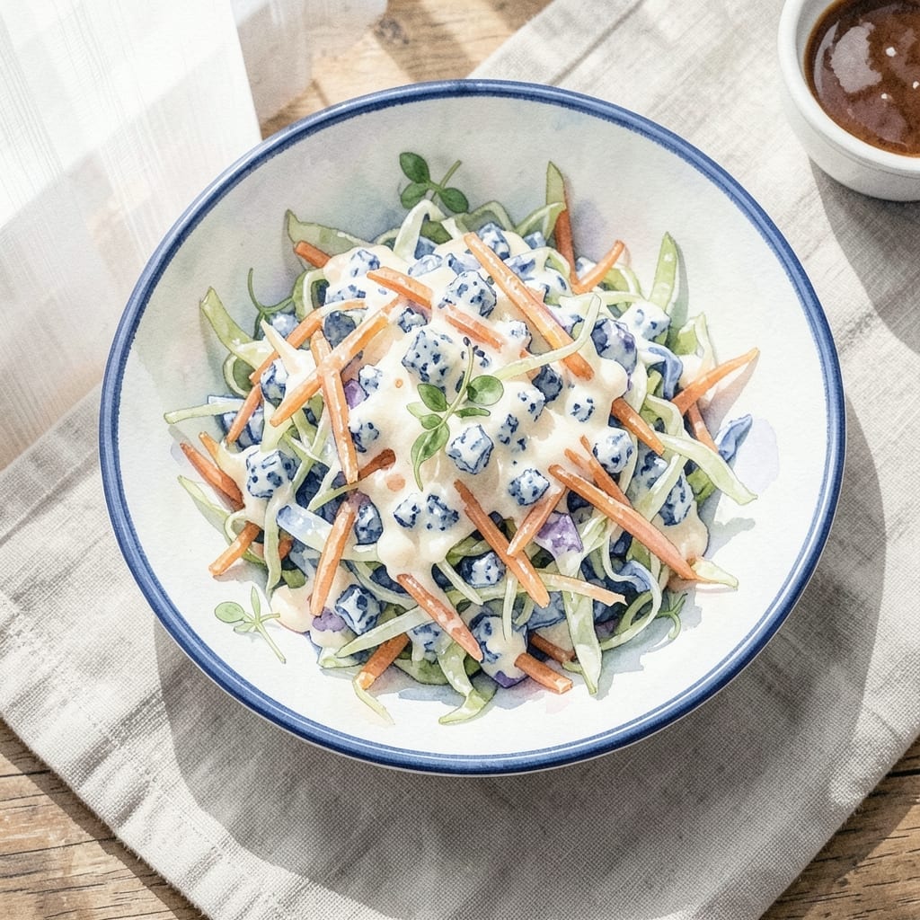 Blue Cheese Coleslaw Recipe Barefoot Contessa: Tangy Cream With Bold Blue Cheese
