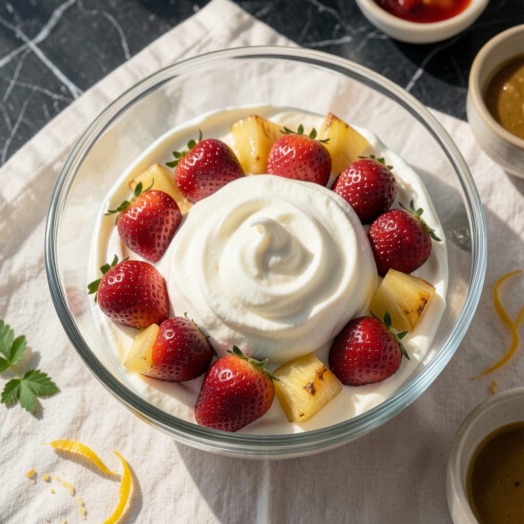 Frutas Con Crema Recipe: Light and Creamy Mexican Dessert