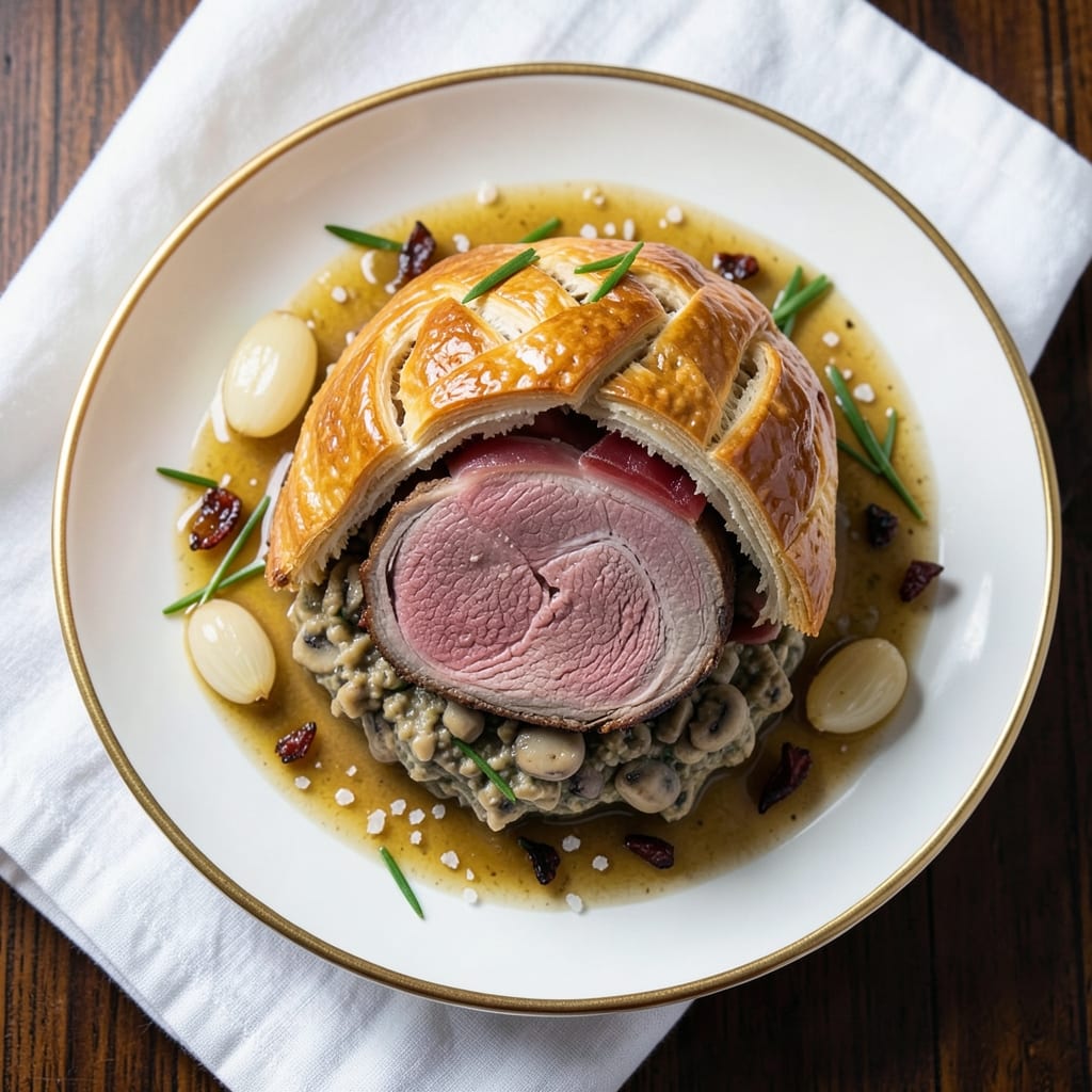 1 Lb Beef Wellington Recipe: Puff Pastry Perfection With Mushroom Duxelles