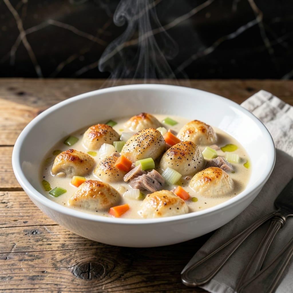 Magnolia Chicken And Dumplings Recipe: Southern-Style Fluffy Pillows in Rich Broth
