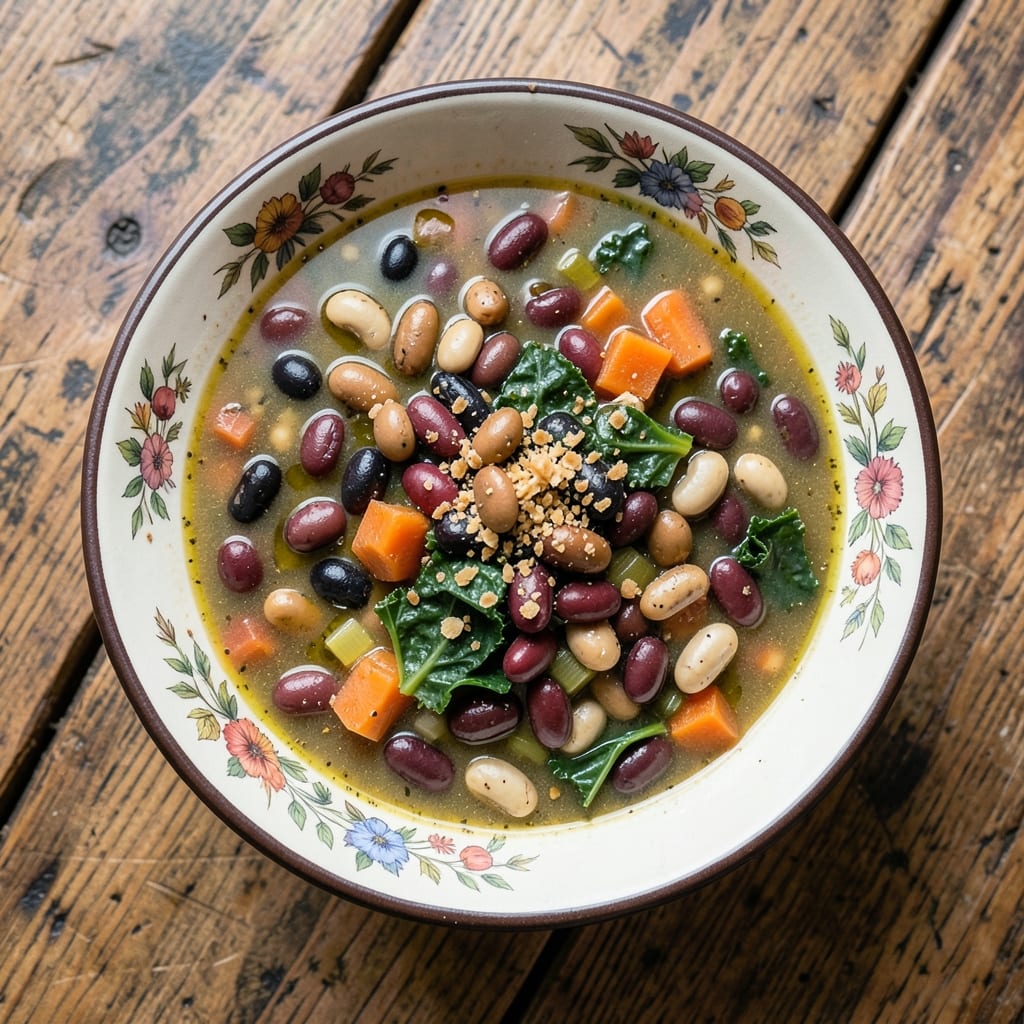 15 Bean Vegetable Soup Recipe: Hearty Winter Stew With 15 Varieties
