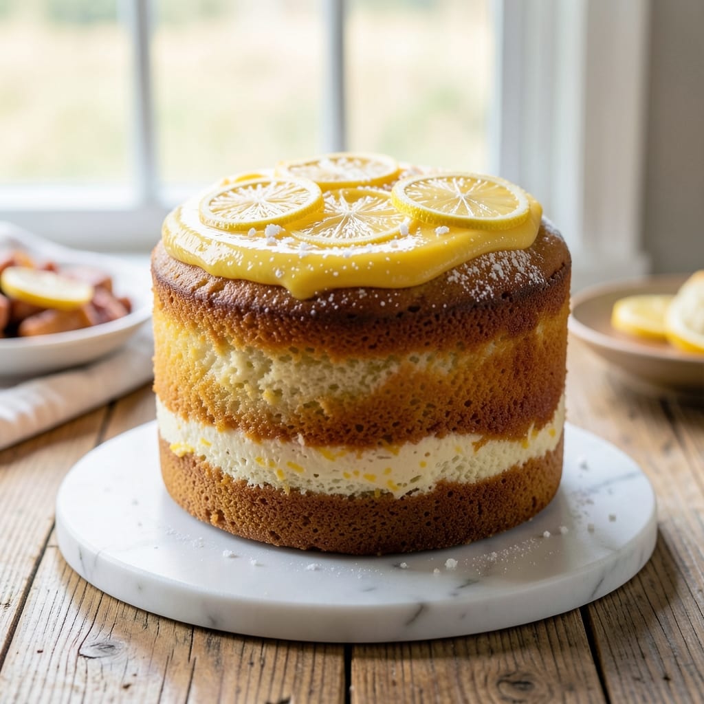 1 Layer Lemon Cake Recipe: Zesty Layers and Buttery Frosting Rivers