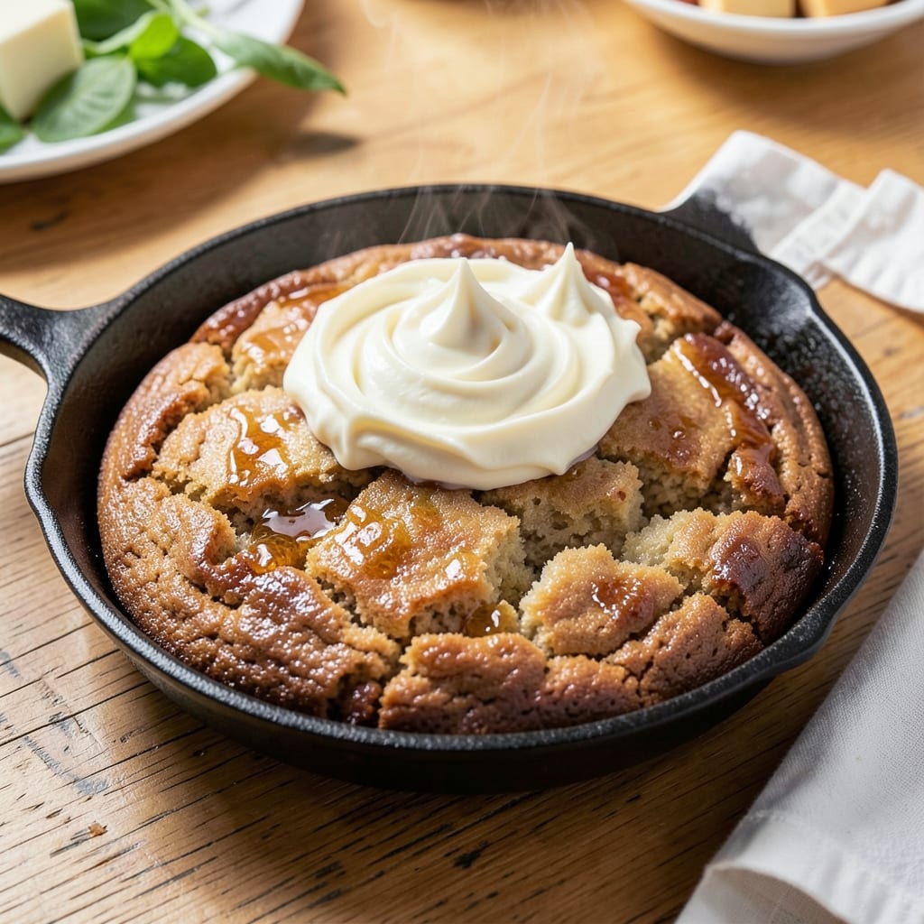12-Inch Cast Iron Skillet Cookie Recipe: Bold Vanilla Swirls With Crispy Iron-Crisped Edges 12-Inch Cast Iron Skillet Cookie Recipe: Bold Vanilla Swirls With Crispy Iron-Crisped Edges