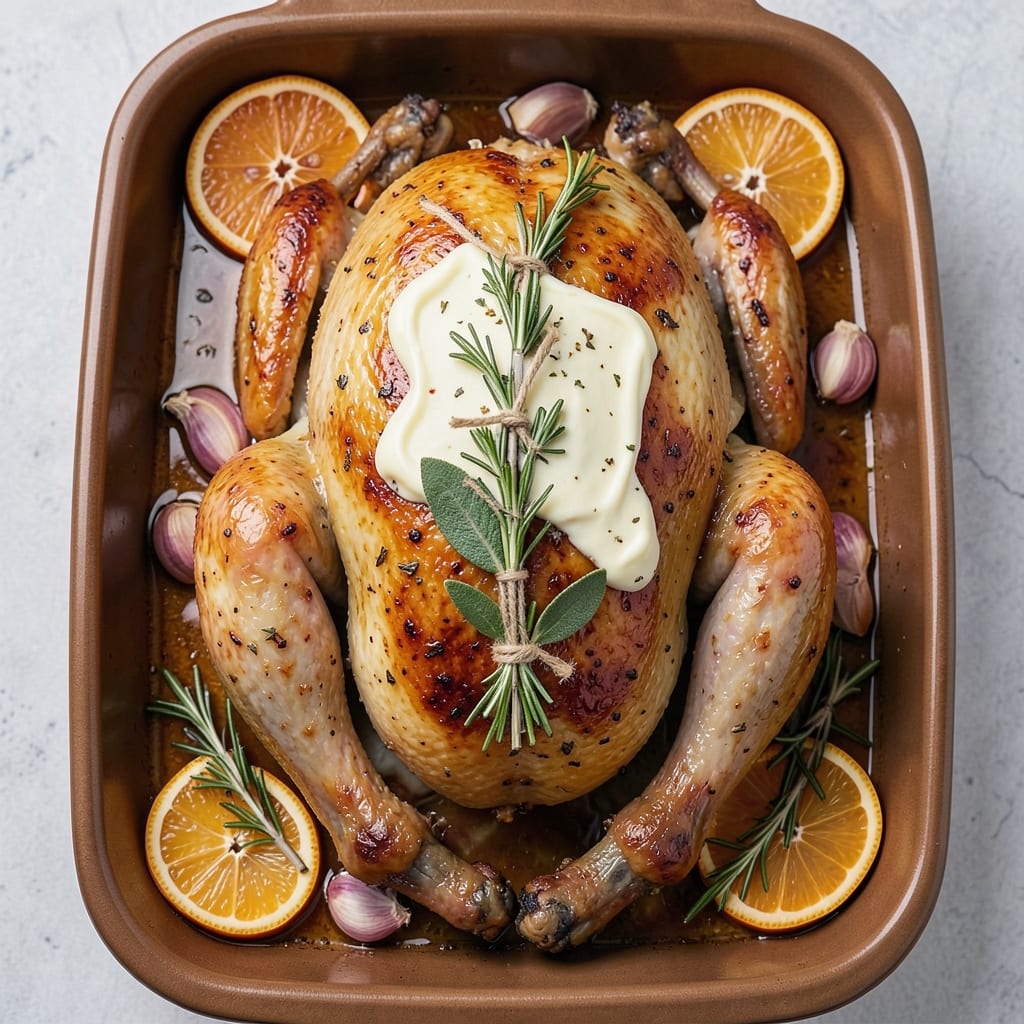 15-Pound Roast Turkey Recipe: Herb-Stuffed Golden Hour Masterpiece