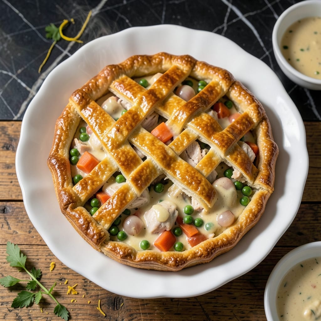 Award Winning Chicken Pot Pie Recipe: Golden Crust With Hearty Fillings