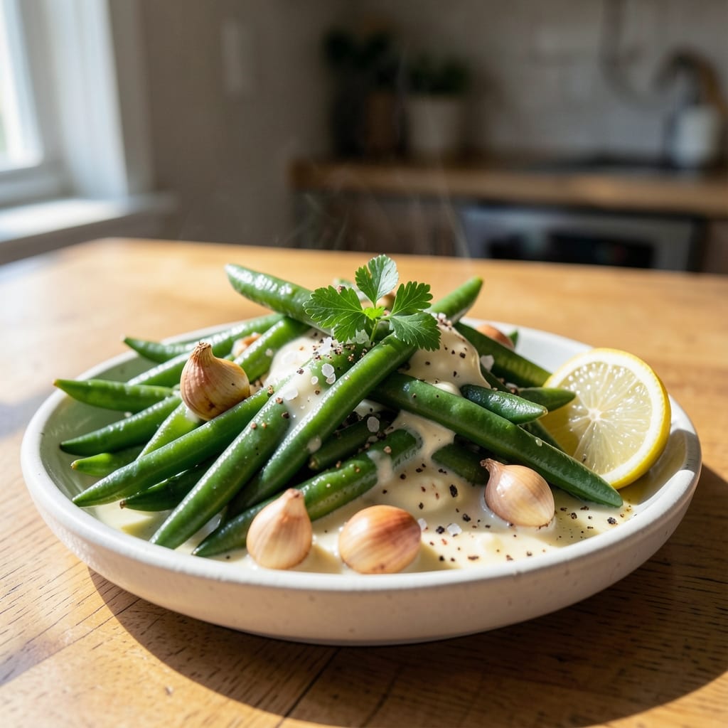 4 Rivers Green Beans Recipe: Crisp-Tender Blanched with Garlic Butter