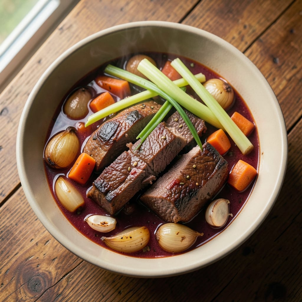 4 Qt Crock Pot Beef Stew Recipe: Slow-Simmered Richness With Caramelized Onions