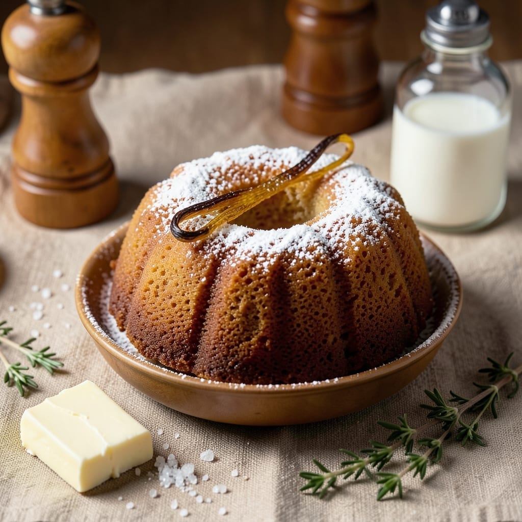 4 Ounce Cake Recipe: Mini Bundt Tops With Fondant Bridges
