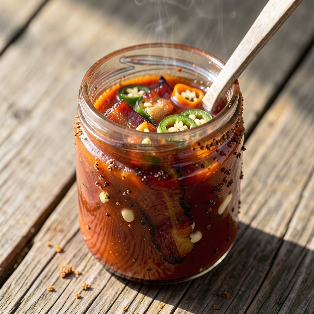 Bacon Hot Sauce Recipe: Smoky Heat with a Sweet Finish Bacon Hot Sauce Recipe: Smoky Heat with a Sweet Finish