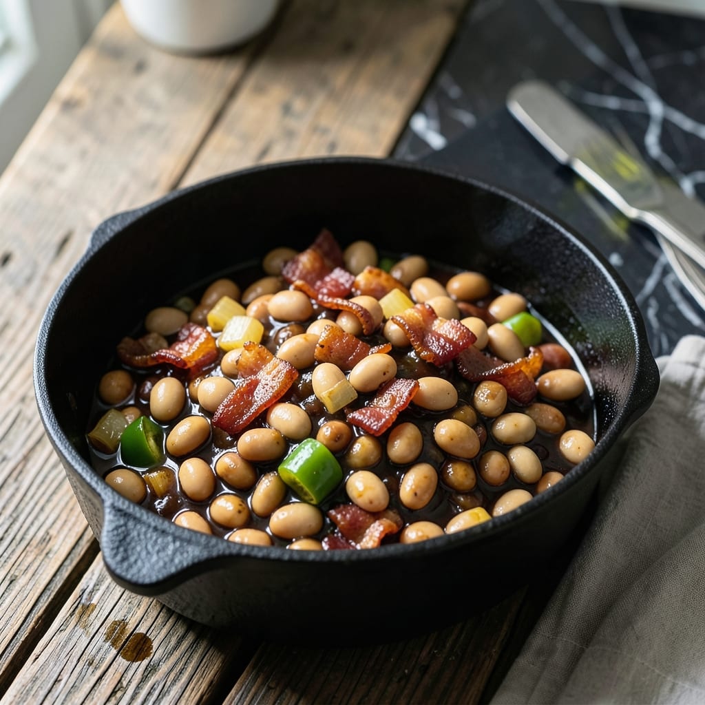 Jucys Beans Recipe: Smoky Sweet Baked Side Dish
