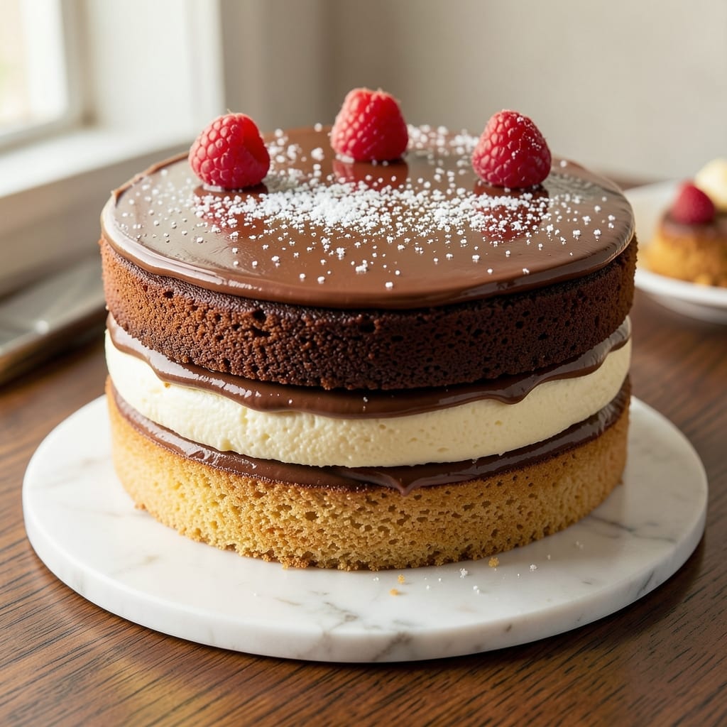 2 Layer 10-Inch Cake Recipe: Vanilla Buttercream Rivers and Fondant Crown Magic
