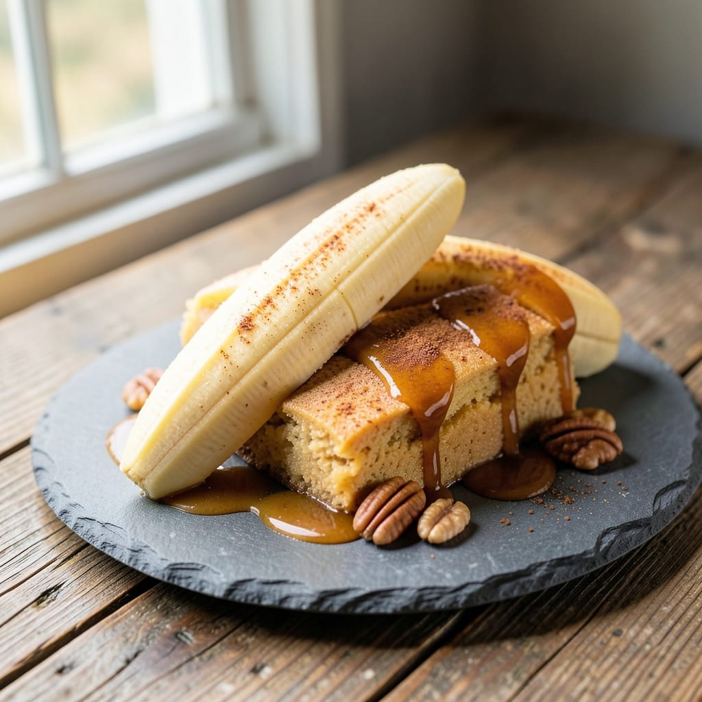 2 Banana Dessert Recipe: Warm Spiced Cake With Caramelized Top 2 Banana Dessert Recipe: Warm Spiced Cake With Caramelized Top