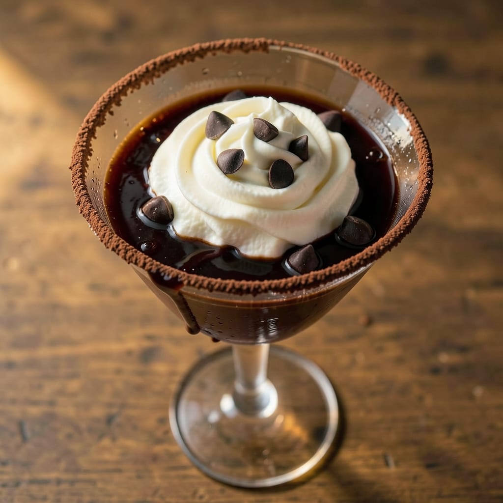 360 Double Chocolate Vodka Martini Recipe: Boozy Dessert Glass in Minutes