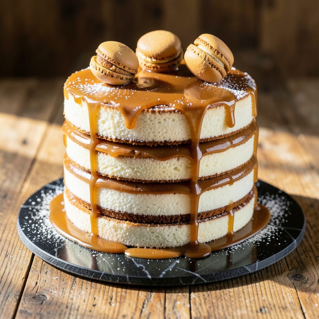 14 Layer Caramel Cake Recipe: Fondant-Bridged Grandeur in One Tin