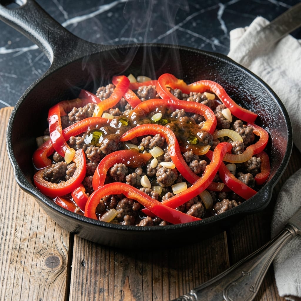 Ground Beef and Peppers Recipe: Weeknight-Friendly Skillet Dinner