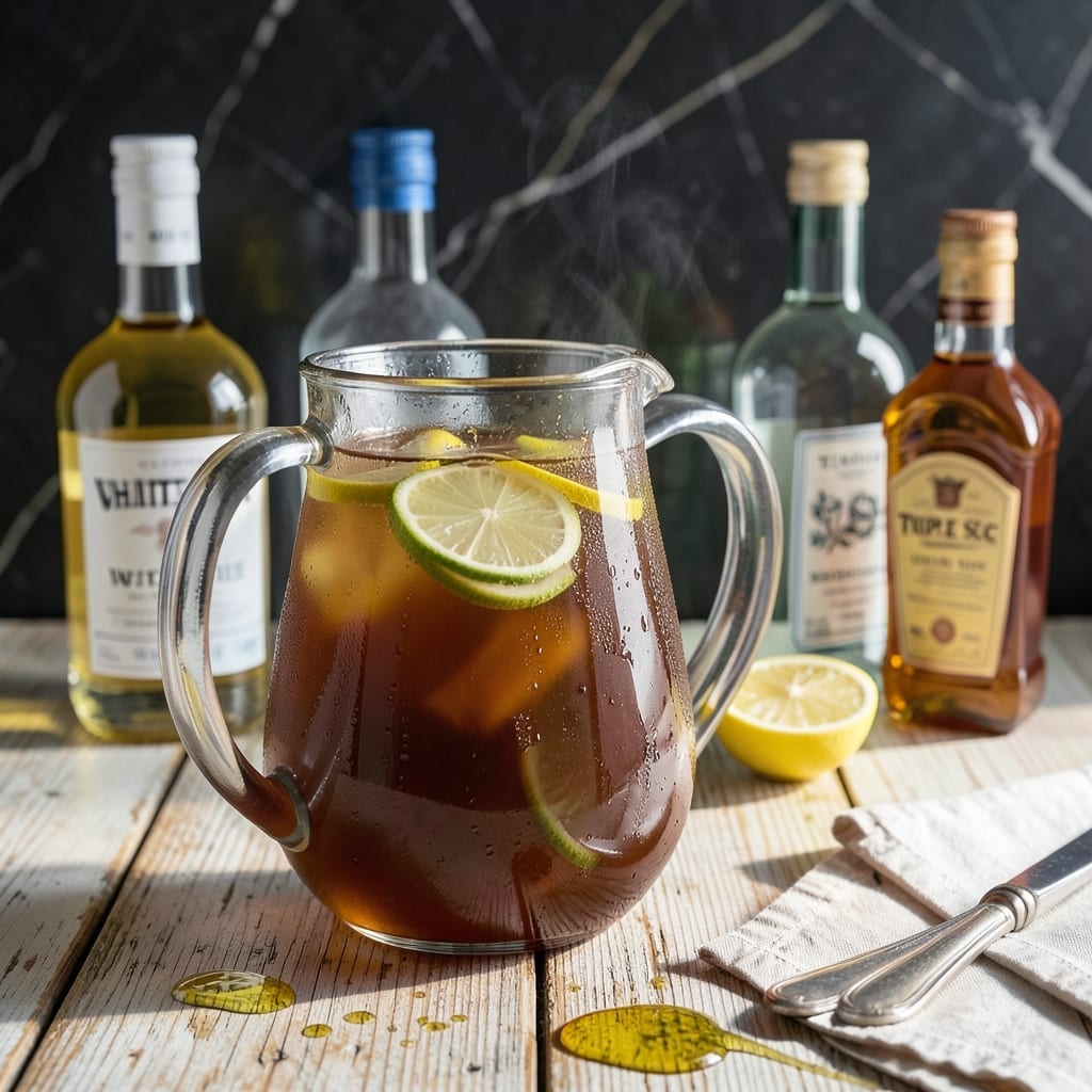 Long Island Iced Tea Recipe Pitcher: Boozy Crowd-Pleaser for Parties