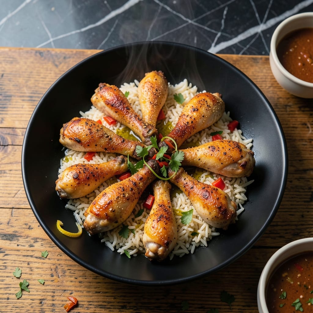 Chicken Drums and Rice Recipe: Smoky One-Pot Meal Chicken Drums and Rice Recipe: Smoky One-Pot Meal