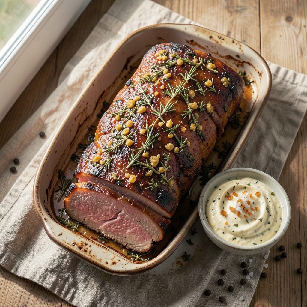 5 LB Boneless Pork Loin Roast Recipe: Herb-Crusted Roast with Golden, Juicy Core