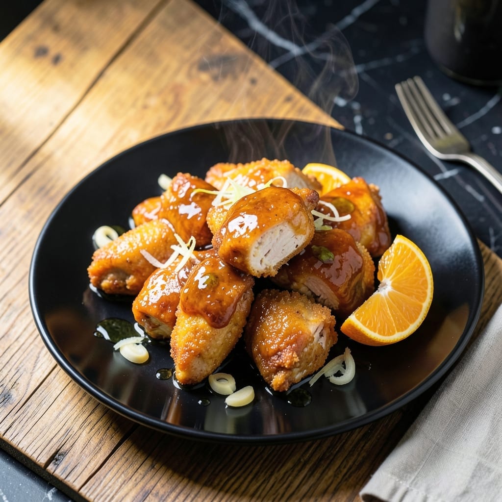 Easy Orange Chicken Recipe 3 Ingredients: Sweet Citrus Glaze in Minutes