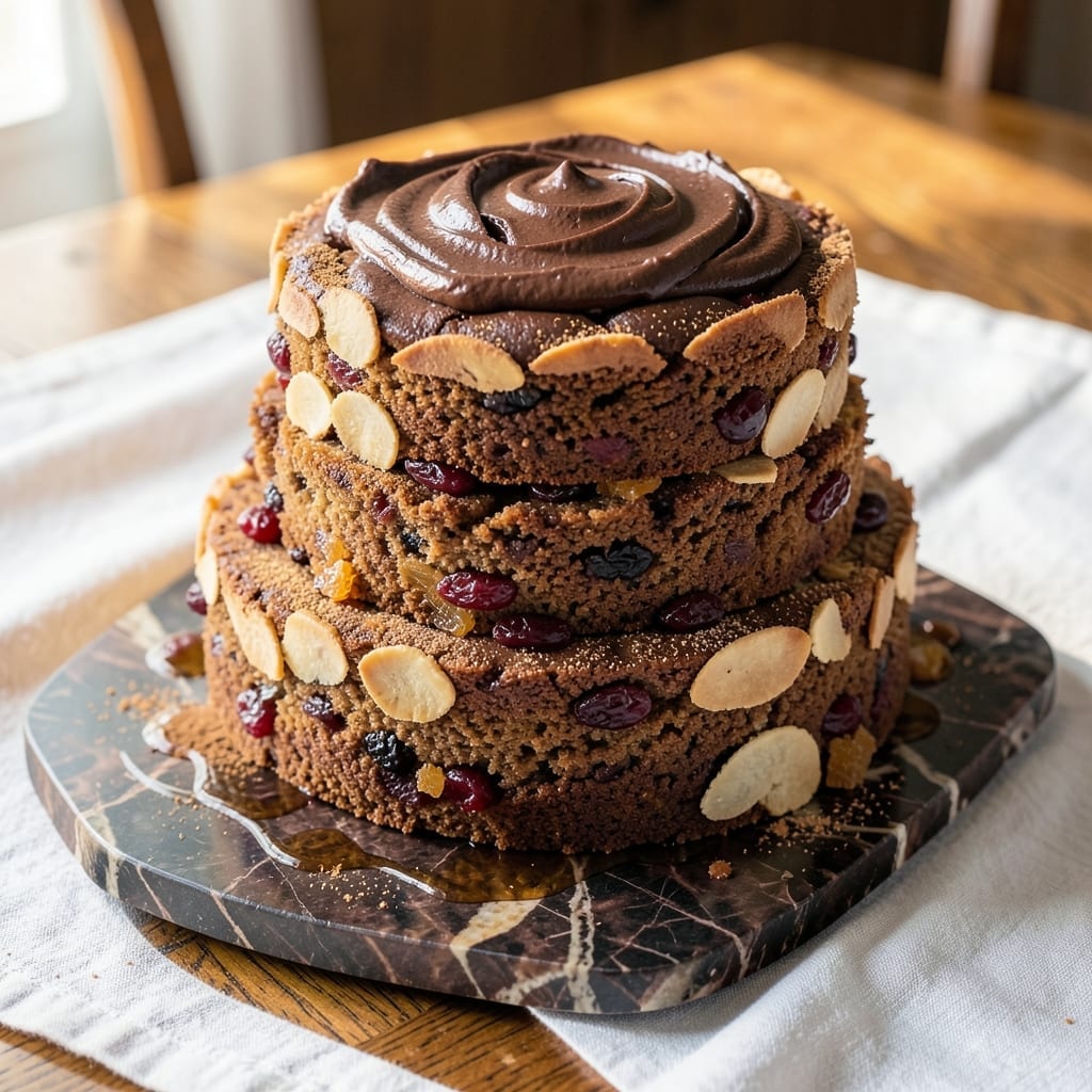 2 Lb Christmas Cake Recipe: Spiced Moistness with Boozy Fruit Soak